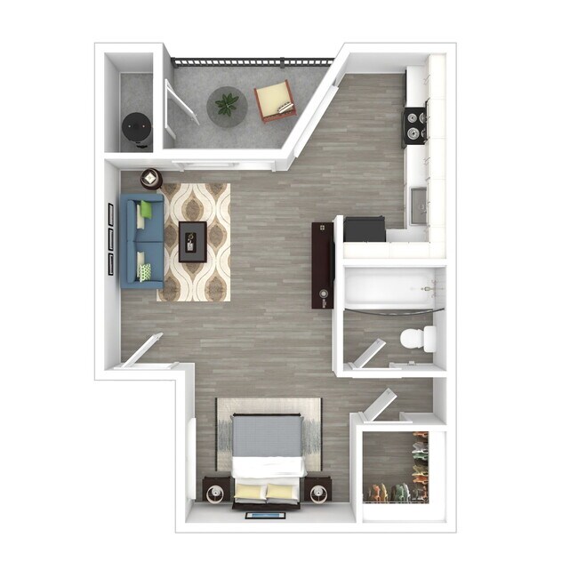 Studio Upgrade S1004 floor plan